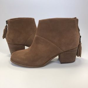 TOM’S Suede Booties, size 6